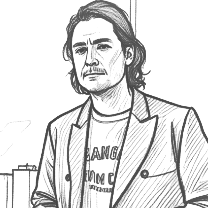 Line portrait of XA4